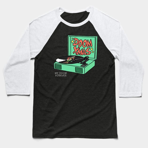 doom xmas Baseball T-Shirt by KCOBRA